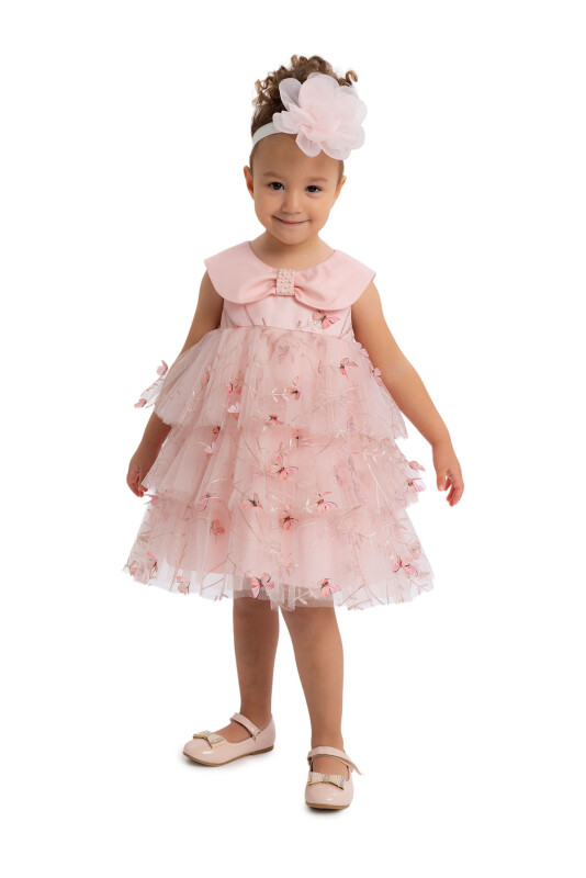 Powder Girls Dress with Butterflies 6-24 MONTH 34243PR - 2