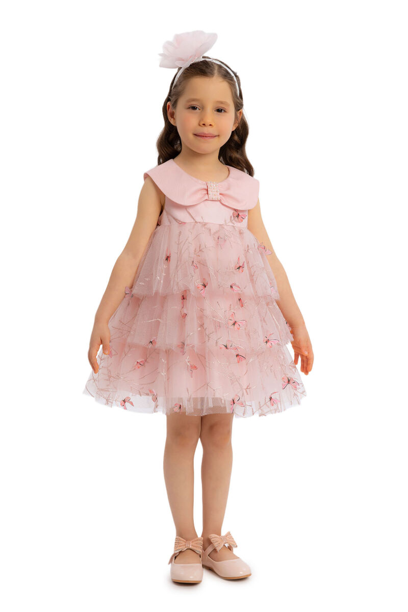 Powder Girls Dress with Butterflies 6-24 MONTH 34243PR - 4