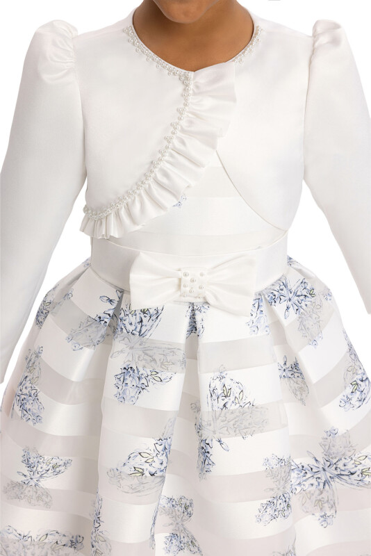 Blue Girls Set with Bolero 3-7 AGE 34214PR - 4