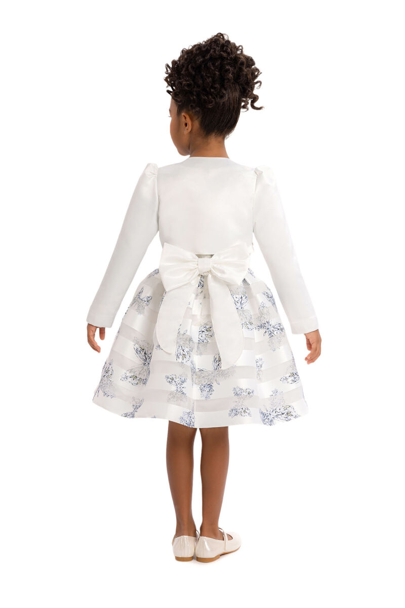 Blue Girls Set with Bolero 3-7 AGE 34214PR - 5