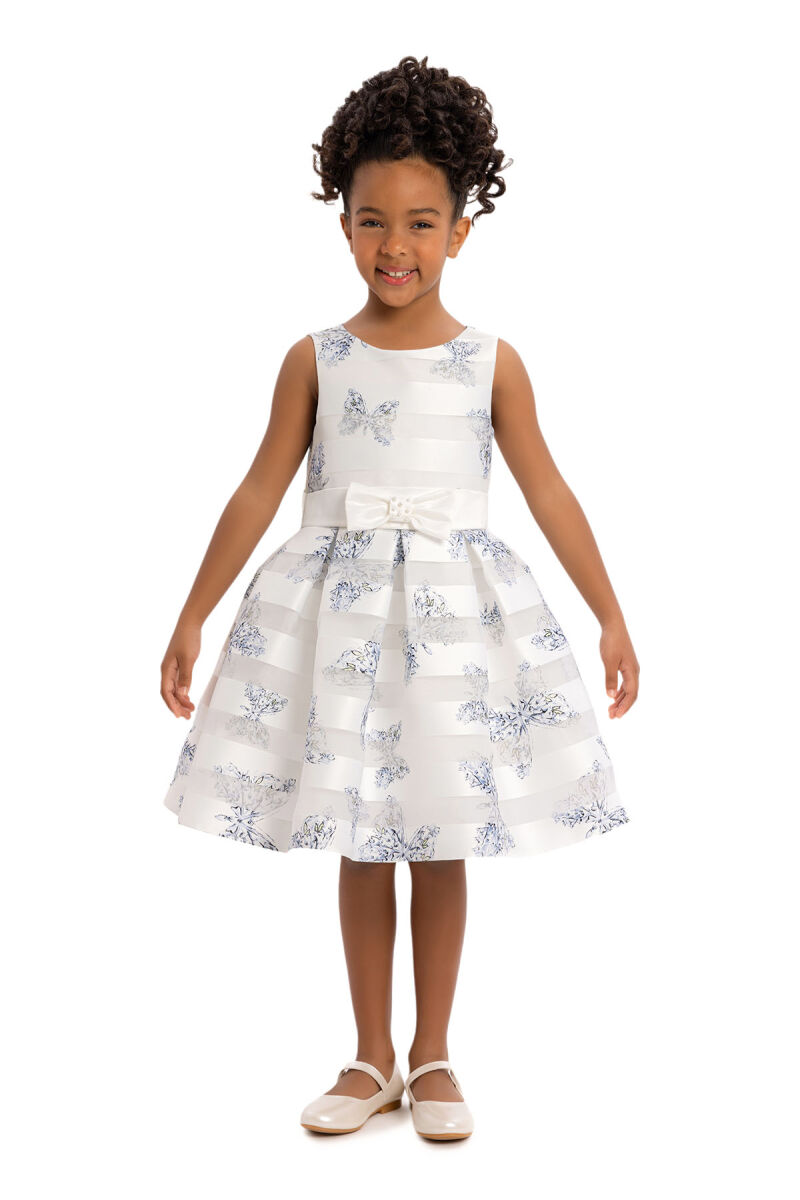 Blue Girls Set with Bolero 3-7 AGE 34214PR - 6