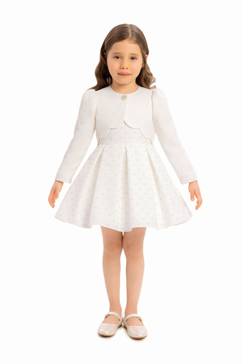 Blue Girls Suit with Bolero 6-24 MONTH 34353PR - 2