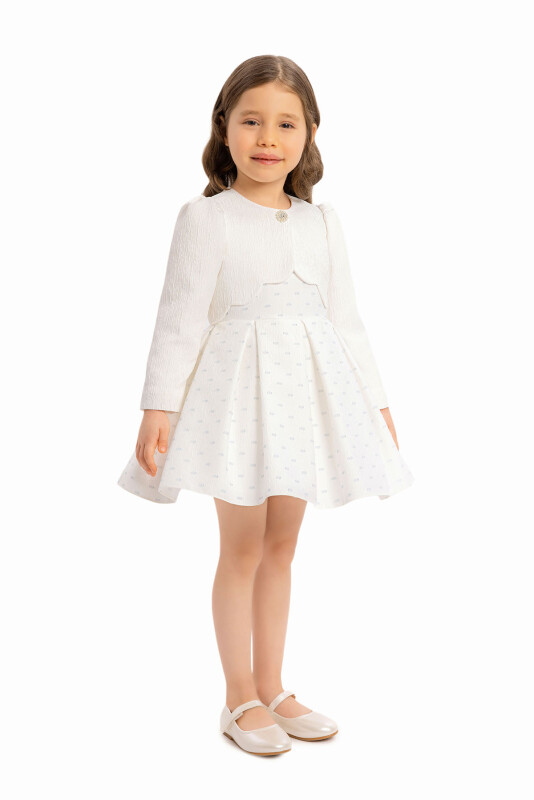 Blue Girls Suit with Bolero 6-24 MONTH 34353PR - 3