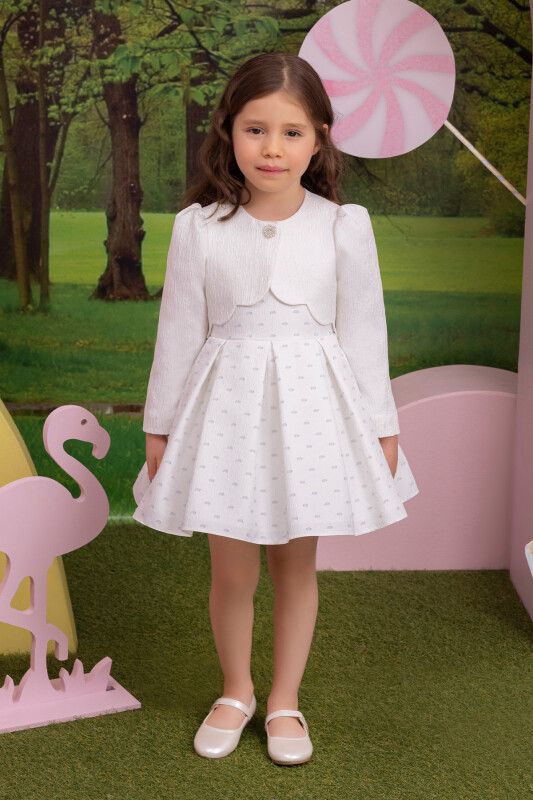 Blue Girls Suit with Bolero 6-24 MONTH 34353PR - 8