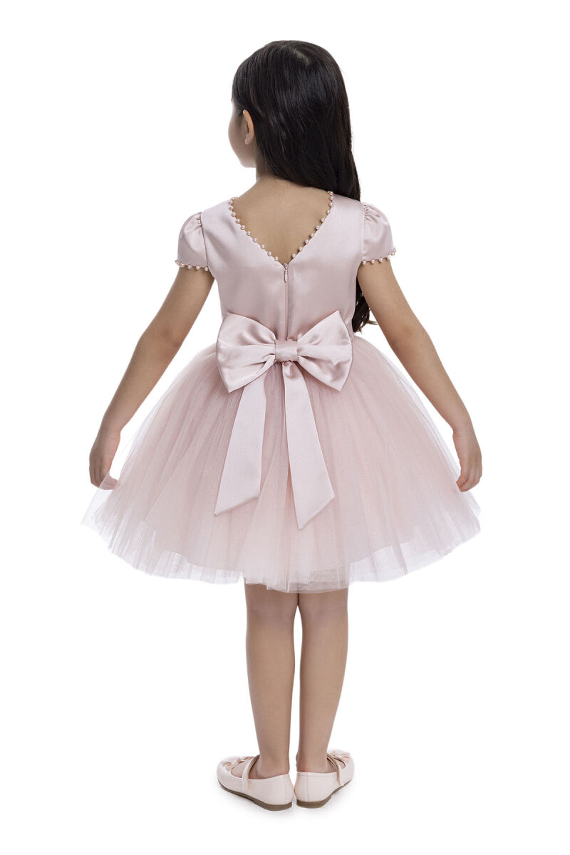 Powder Short-Sleeved Girls Dress 3-7 AGE 34141PR - 6