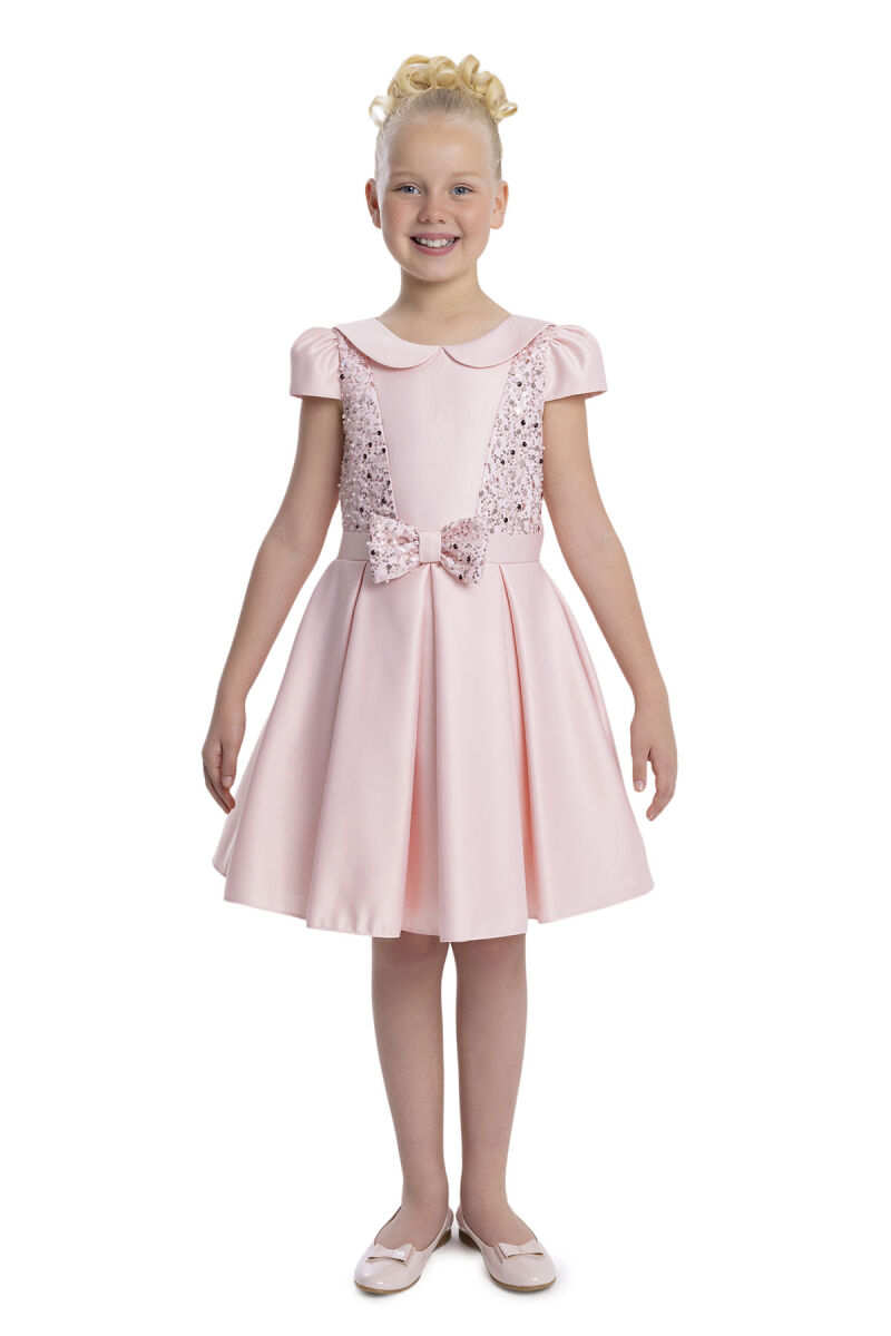 Powder Peter Pan Collar Girls Dress 8-12 AGE 34095PR - 1