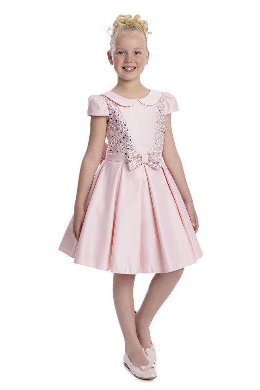 Powder Peter Pan Collar Girls Dress 8-12 AGE 34095PR - 3