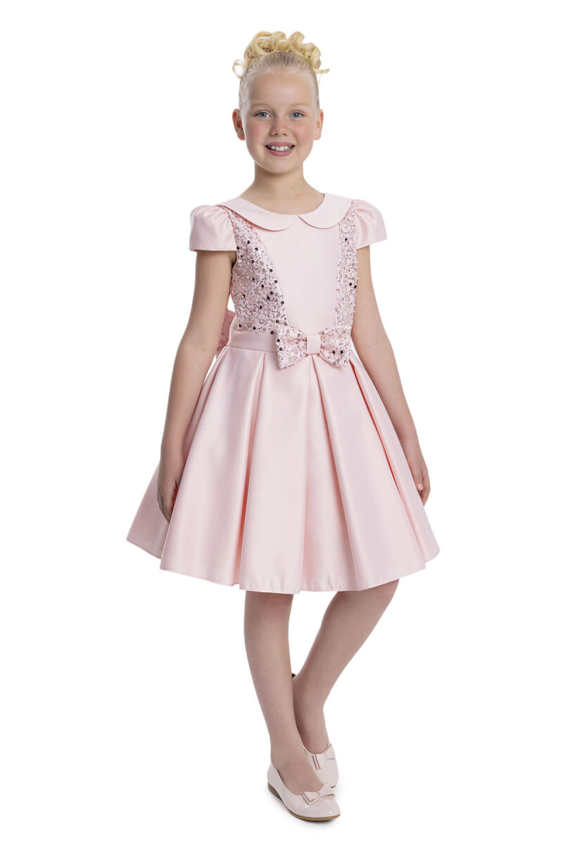 Powder Peter Pan Collar Girls Dress 8-12 AGE 34095PR - 3