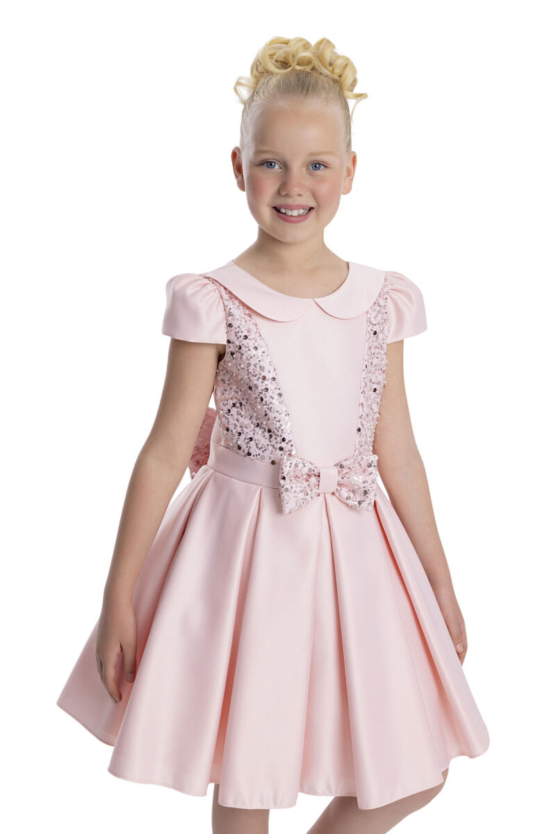 Powder Peter Pan Collar Girls Dress 8-12 AGE 34095PR - 4