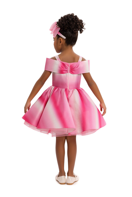 Fuchsia Girls Princess Collar Dress 3-7 AGE 34285PR - 5