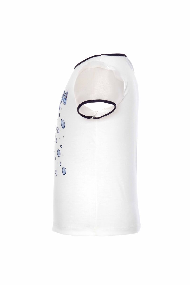 Blue Girl Submarine Themed Suit With Skirt And T-shirt 2-6 AGE 310301CA - 6