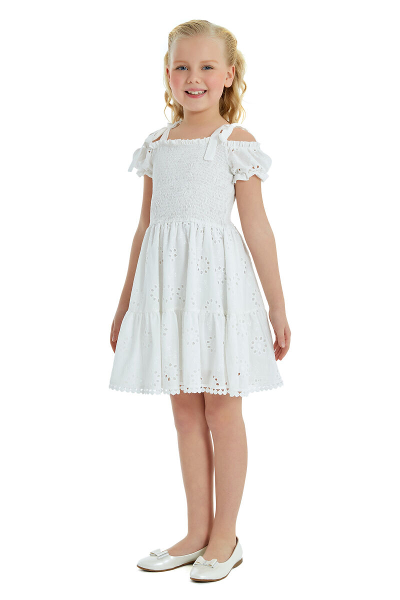 Ecru Girl Low Shoulder Dress 8-12 AGE 324206CA - 5