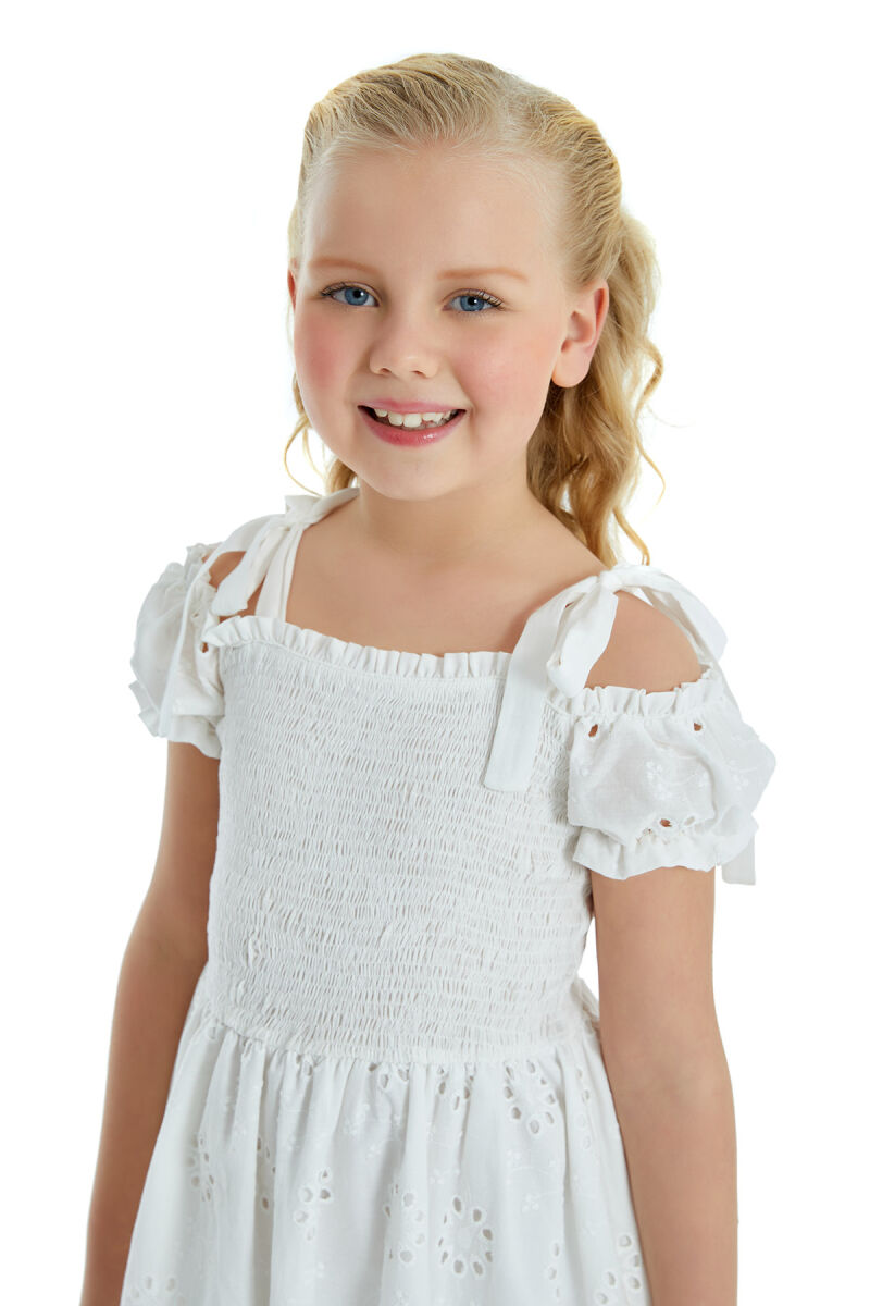 Ecru Girl Low Shoulder Dress 8-12 AGE 324206CA - 6