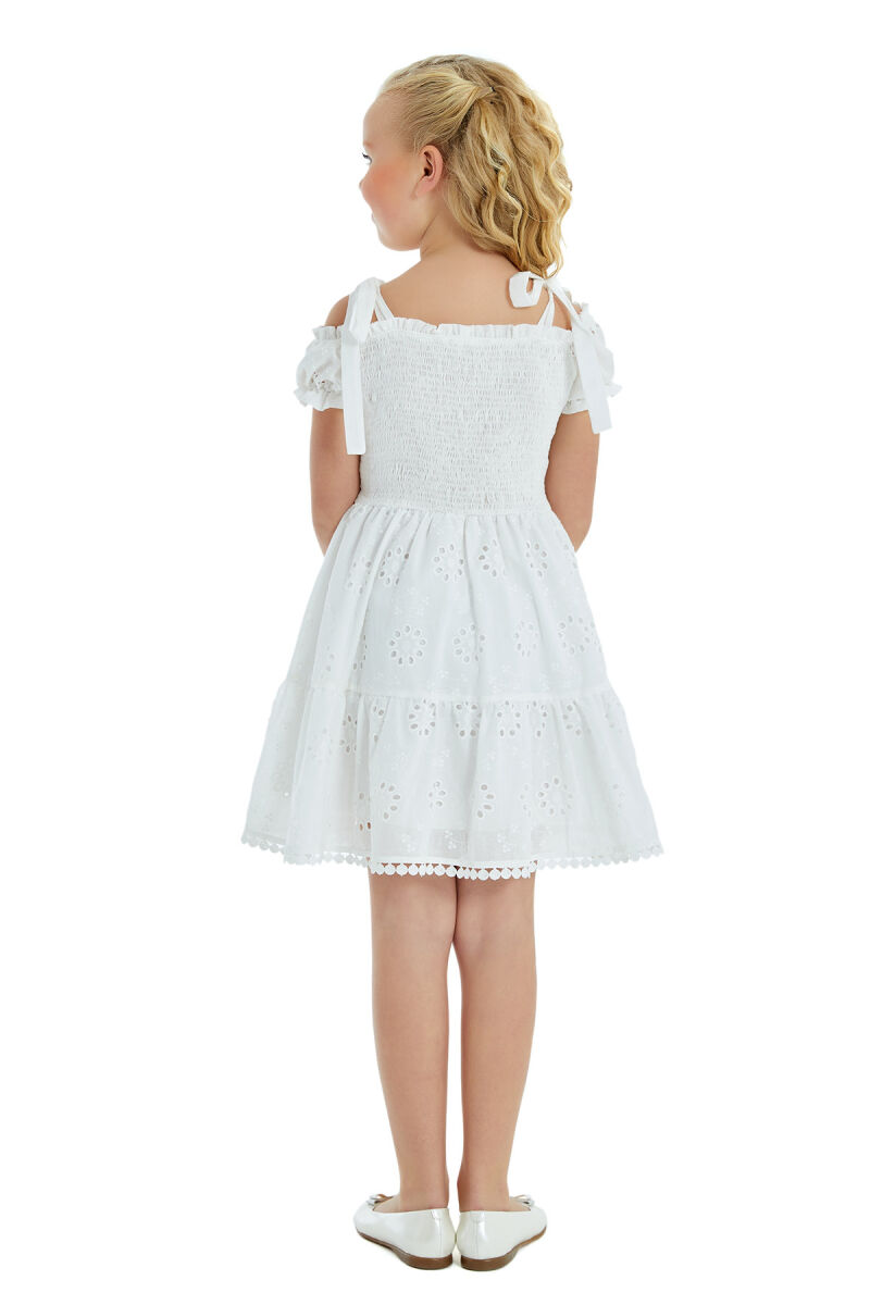 Ecru Girl Low Shoulder Dress 8-12 AGE 324206CA - 7