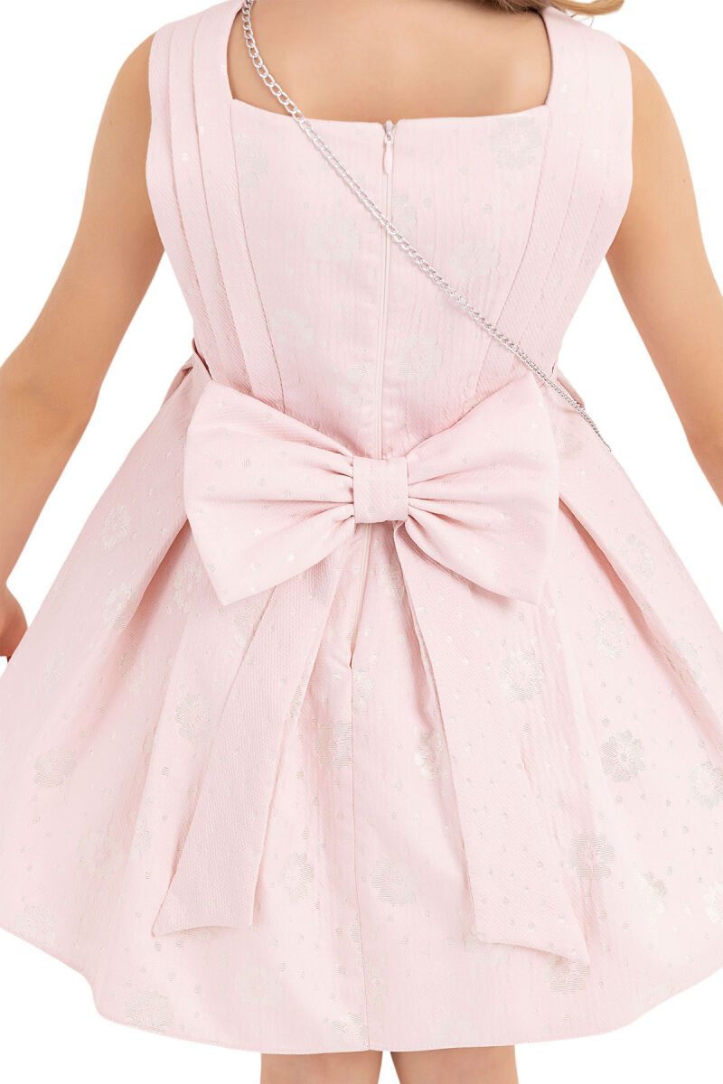 Powder Sleeveless dress for girls 4-8 AGE 33189PR - 6