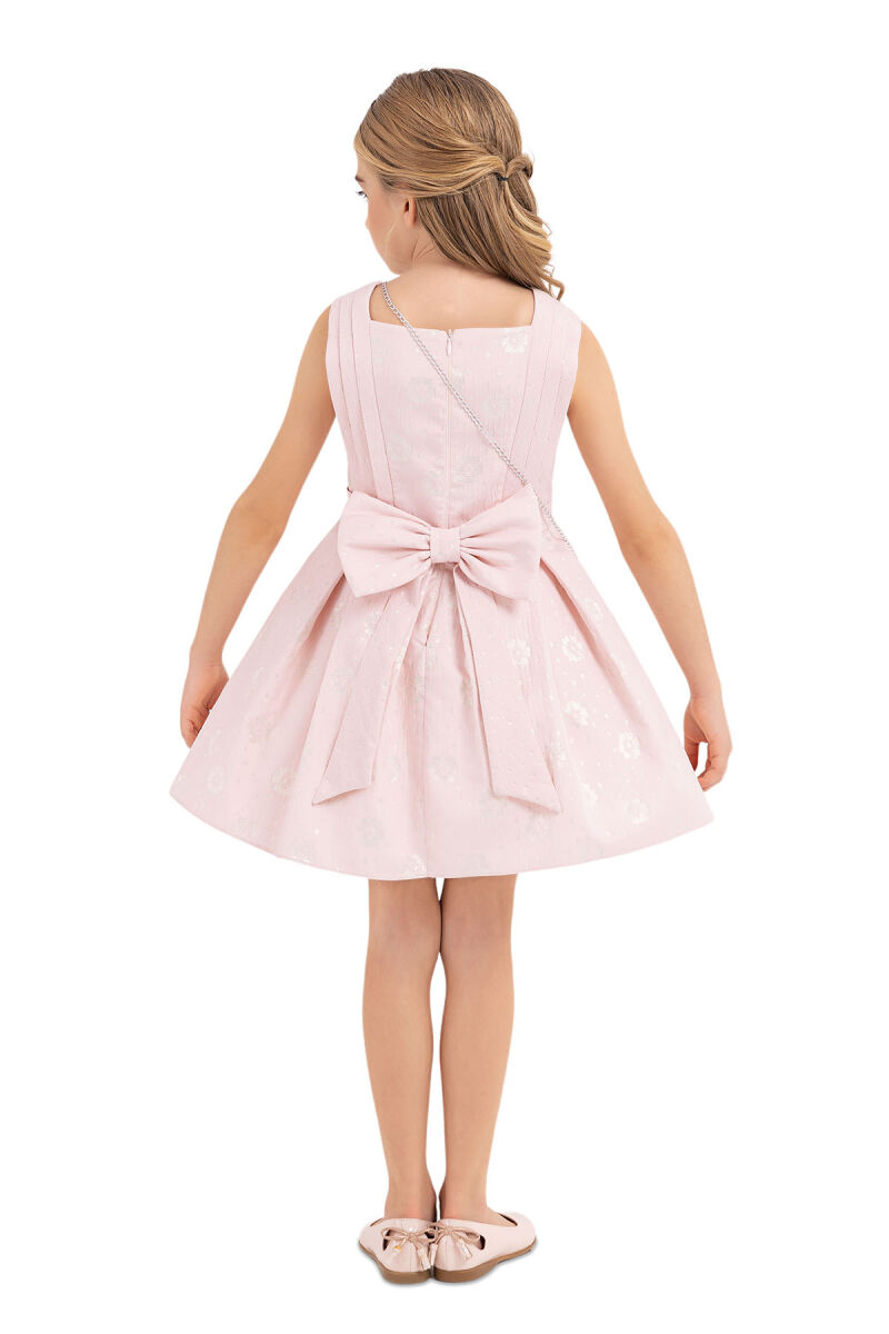 Powder Sleeveless dress for girls 4-8 AGE 33189PR - 7