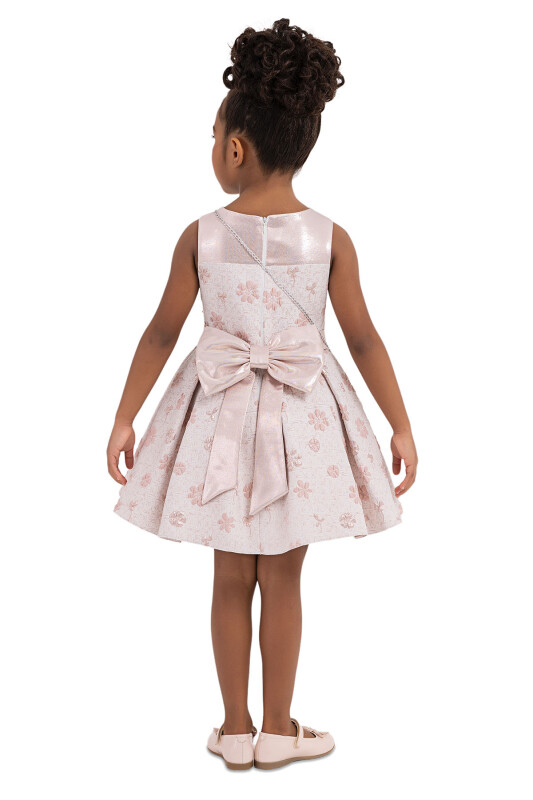 Pink Sleeveless Cutting Dress for Girls 2-6 AGE 33307PR - 8