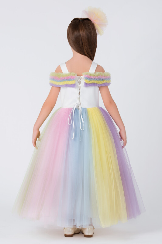 Ecru Girls Unicorn Party Dress 3-7 AGE 35045PR - 3