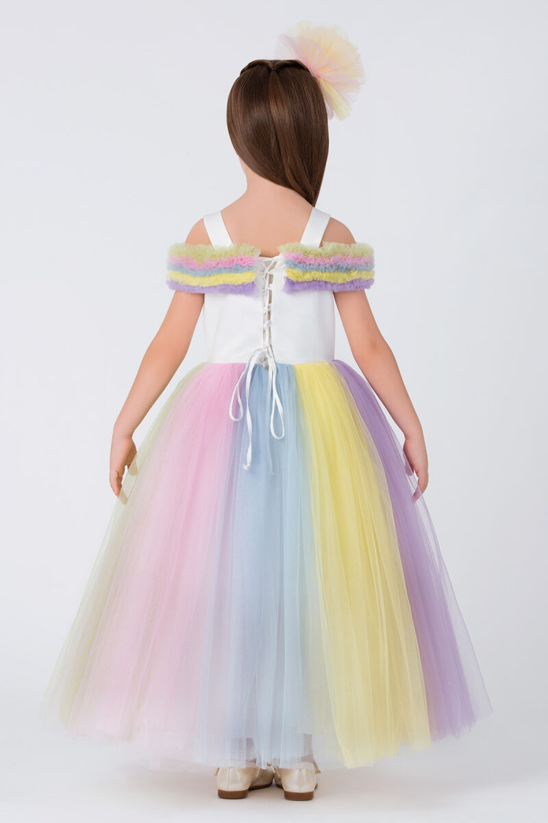 Ecru Girls Unicorn Party Dress 3-7 AGE 35045PR - 3