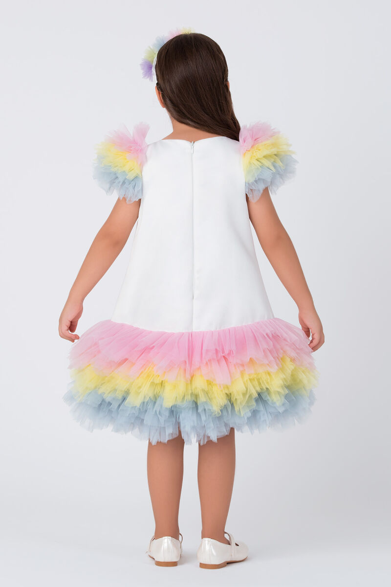 Colourful Girls Unicorn Dress 3-7 AGE 35040PR - 3