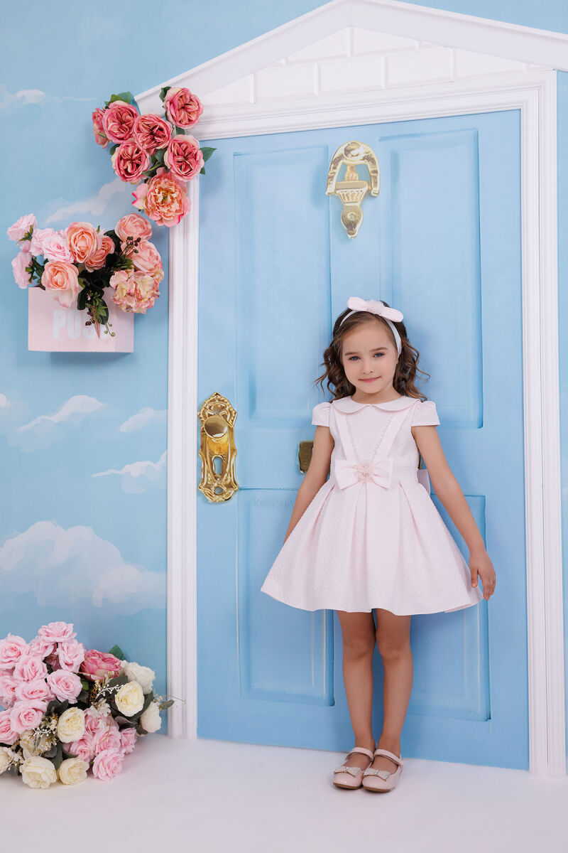 Powder Baby Girl Dress with Hair Accessory 6-24 MONTH 35135PR - 2