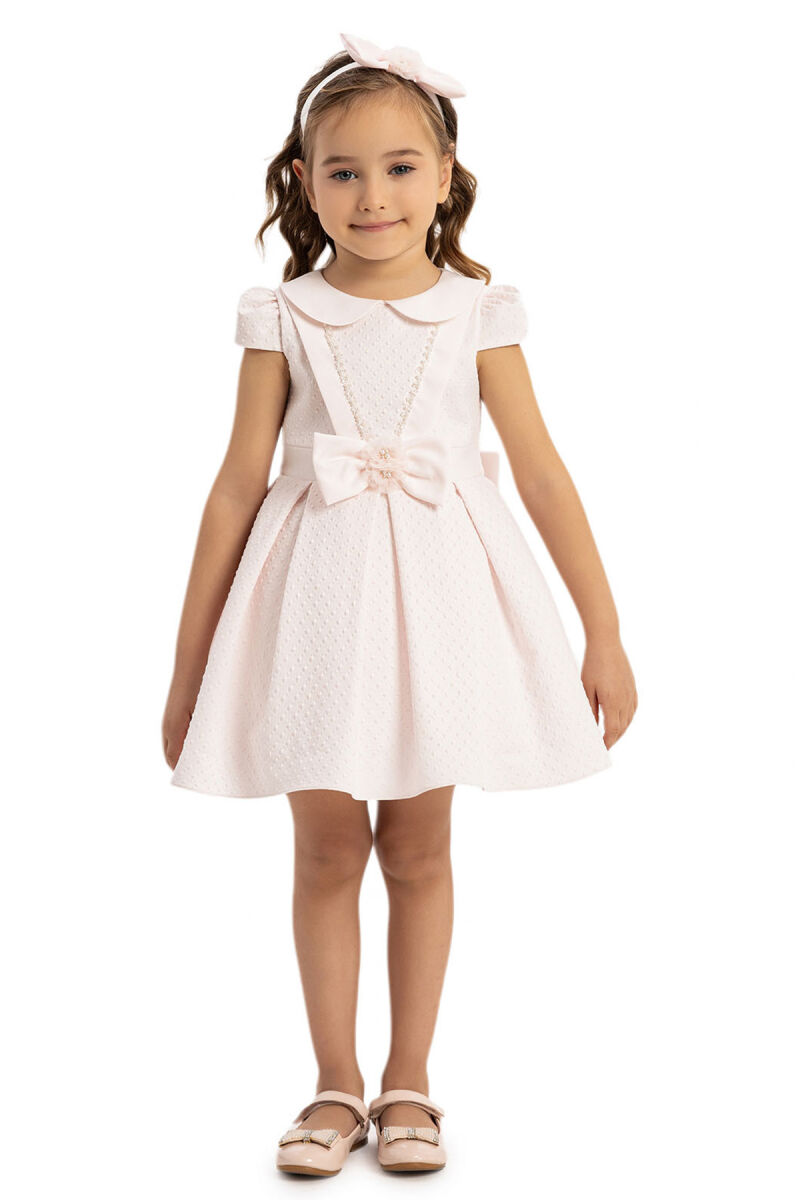 Powder Baby Girl Dress with Hair Accessory 6-24 MONTH 35135PR - 4