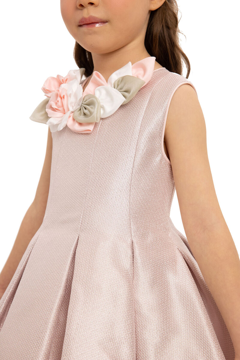 Powder Girls Dress with Hair Accessory 3-7 AGE 35425PR - 3