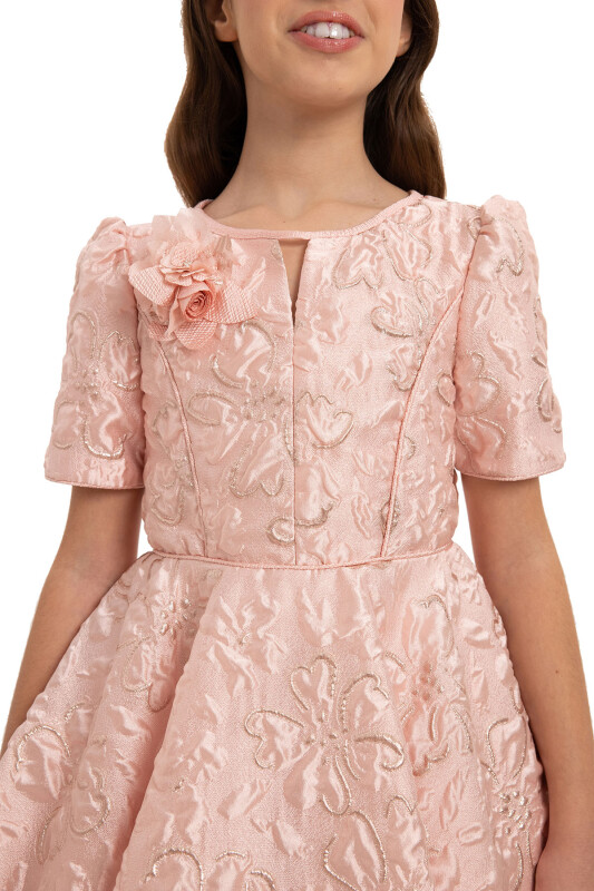 Powder Elegant Girls Dress with Matching Bag 8-14 AGE 35377PR - 8