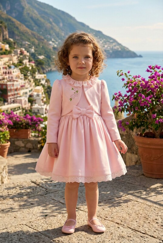 Powder Baby Girls Dress & Embroidered Jacket Set (6–24 Months) 6-24 MONTH 36376PR - Clothes