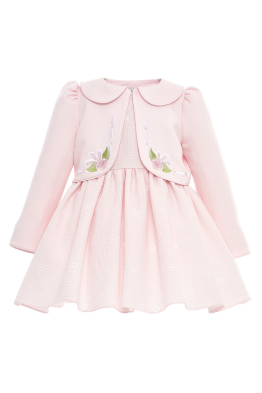 Powder Baby Girls Embroidered Jacket & Dress Set (6–24 Months) 6-24 MONTH 36360PR - Clothes (1)