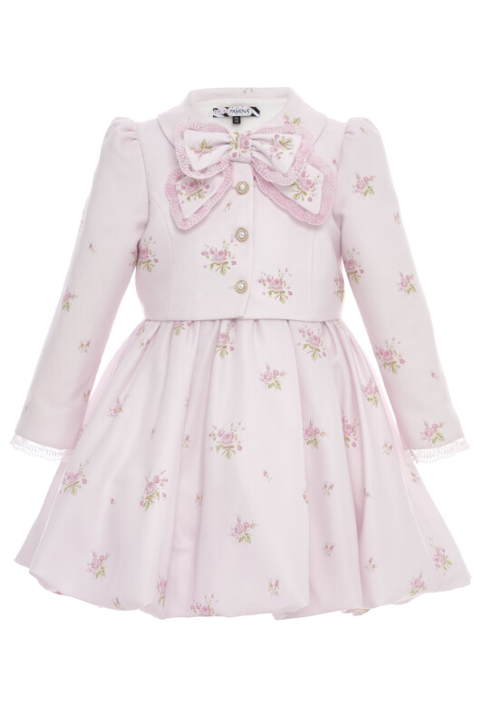 Powder Girls Floral Print Dress & Jacket Set (3–7 Age) 3-7 AGE 36308PR - Clothes (1)