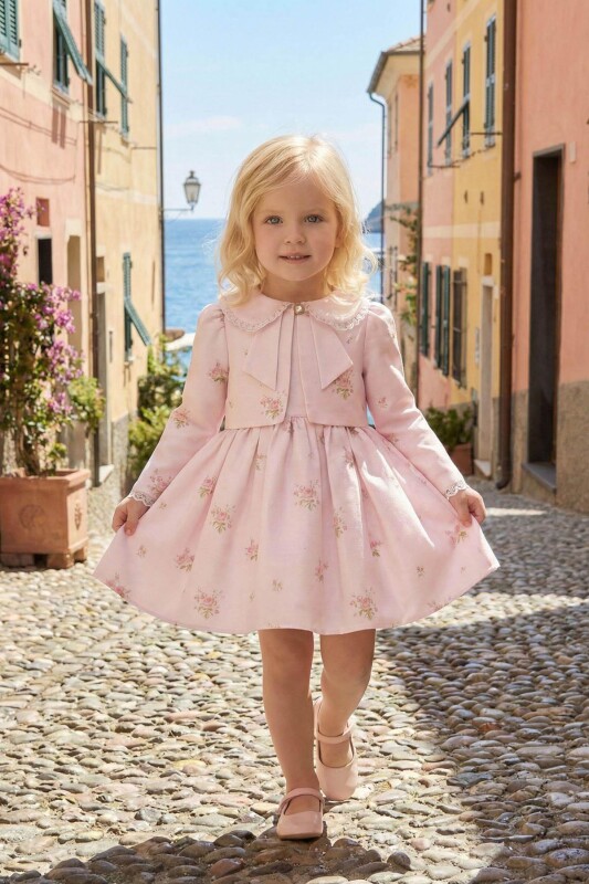 Powder Baby Girls Floral Print Dress & Jacket Set 6-24 MONTH 36353PR - Clothes
