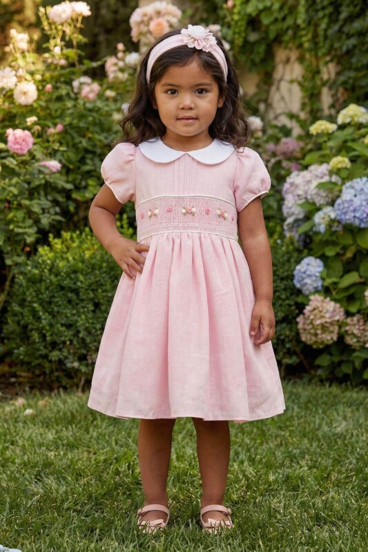 Powder Baby Girls Smocked Dress & Headband 6-24 MONTH 36323PR 