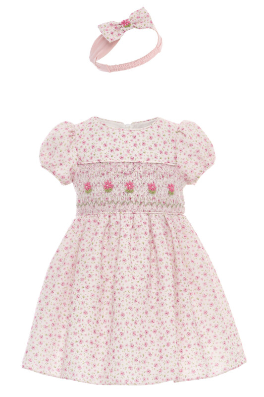 Powder Baby Girls Smocked Floral Dress & Headband Set 6-24 MONTH 36319PR - Clothes (1)