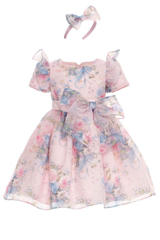 Powder Girls Floral Organza Dress & Headband 3-7 AGE 36200PR - Clothes (1)