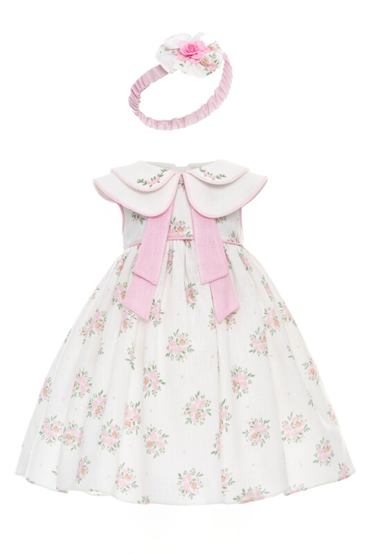 Powder Baby Girls Vintage Floral Bow Dress & Headband Set 6-24 MONTH 36399PR - Clothes (1)