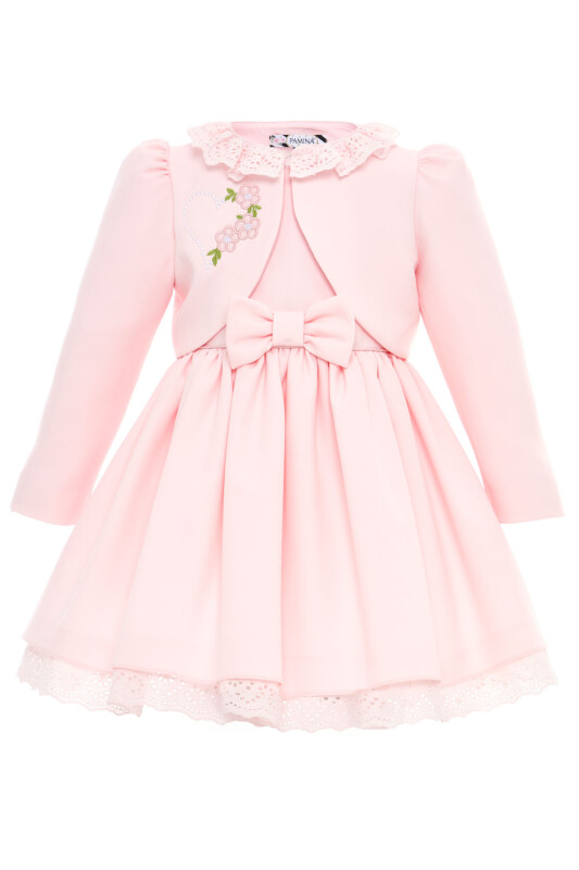 Powder Baby Girls Dress & Embroidered Jacket Set 6-24 MONTH 36376PR - Clothes (1)