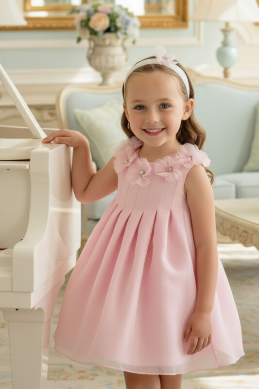 Powder Baby Dress and Matching Headband 6-24 MONTH 36020PR 