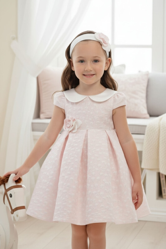 Powder Baby Dress with Matching Headband 6-24 MONTH 36172PR 
