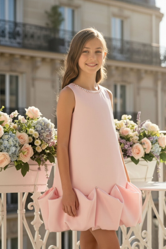 Powder Girls Satin Balloon Dress 8-15 AGE 36113PR - Clothes
