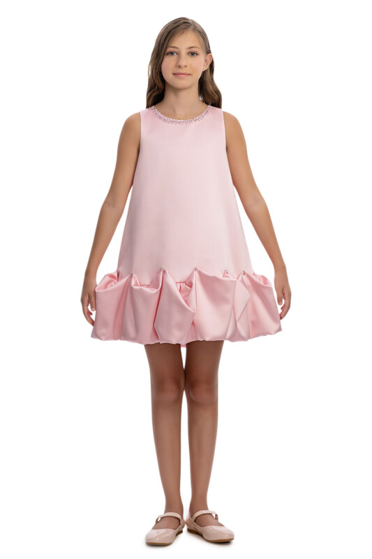 Powder Girls Satin Balloon Dress 8-15 AGE 36113PR - Clothes (1)