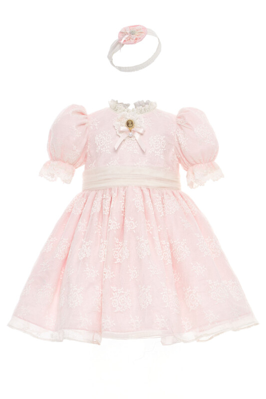 Powder Baby Girls Vintage Lace Dress with Headband 6-24 MONTH 36315PR - Clothes (1)