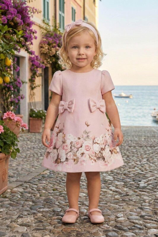 Powder Baby Girls Floral Dress & Headband 6-24 MONTH 36202PR 