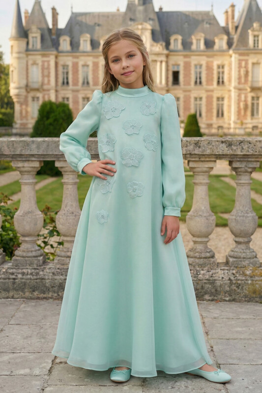 Mint Girls Long Sleeve Dress 8-15 AGE 36381PR 
