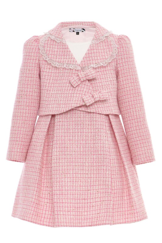 Powder Girls Tweed Dress & Jacket Set 3-7 AGE 36309PR - Clothes (1)