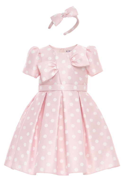 Powder Girls Polka Dot Dress & Headband Set 3-7 AGE 36181PR - Clothes (1)