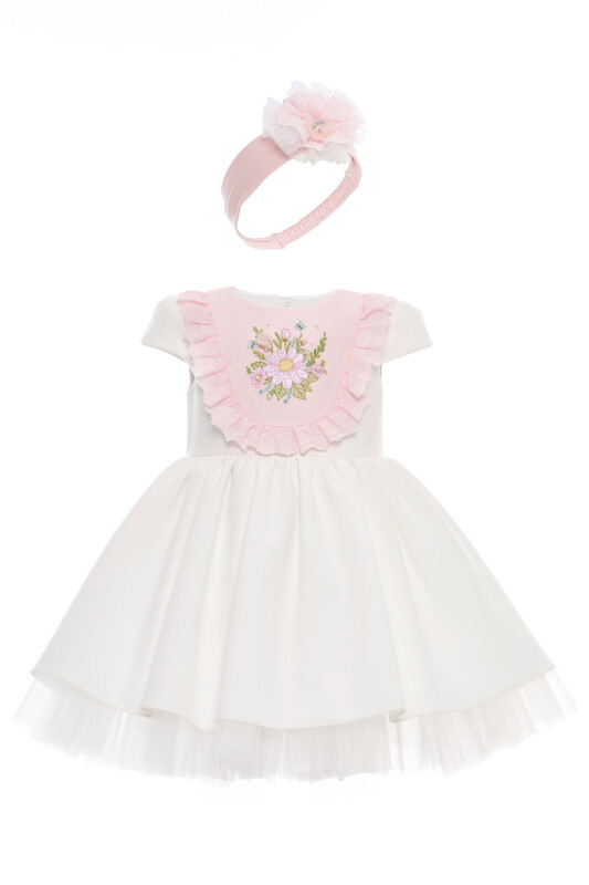 Ecru Baby Girls Smocked Dress & Headband 6-24 MONTH 36122PR - Clothes (1)