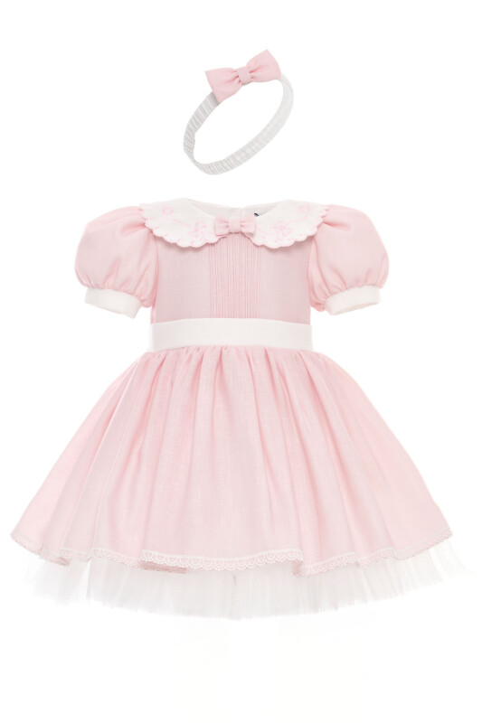 Powder Baby Girl Classic Puff Sleeve Dress with Headband 6-24 MONTH 36371PR - Clothes (1)