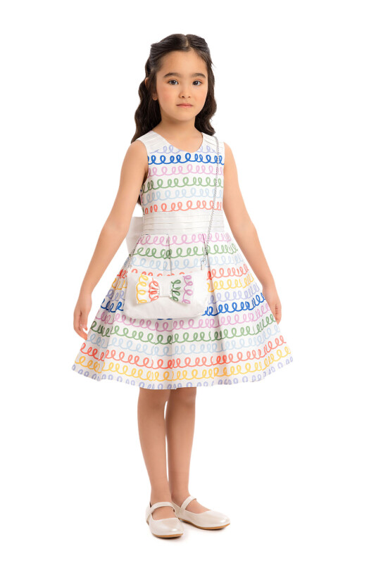 Colorful Girls Sleeveless Dress 3-7 AGE 34209PR - Clothes (1)