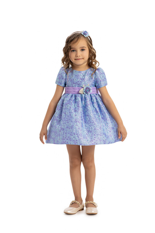 Lilac Baby Dress with Hair Accessory 6-24 MONTH 35345PR - Clothes (1)